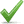 Green checkmark icon